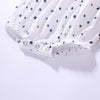 Baby Girl Printed Pattern Sling Onesies With Bow Decoration