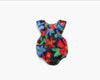 Baby Girl Floral Print Ruffle Design O-Neck Onesies In Summer