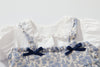 Baby Girl Short Sleeve False Little Floral Print Party Dress