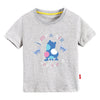 Baby Colorful Frog Print Pattern Short-Sleeved Round Collar Casual T-Shirt In Summer