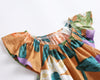 Baby Girl Floral Print Ruffle Design O-Neck Onesies In Summer