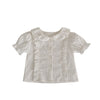 Baby Girl Solid Blouses Plaid Pattern Princess Skirt Sets