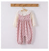 Arrival Spring Girls Long Sleeves Solid Color Top Shirt and Sleeveless Polka Dots Pattern Overalls Clothing Set
