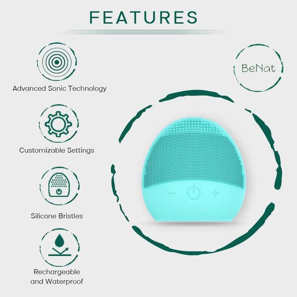 Rechargeable Facial Cleansing Brush - Cocoa Yacht Club