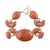 Revival Orange Sponge Coral Bracelet