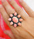 Pink Conch Starburst Ring