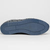 Ostrich Quill Sneakers, Black Denim