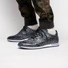 Ostrich Quill Sneakers, Black Denim