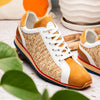 Calfskin Hand Weave Sneaker Brown