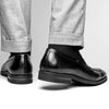 Hand Burnished Calfskin Penny Loafer Black