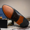 Crocodile Penny Loafer, Navy