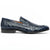 Crocodile Penny Loafer, Navy