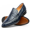 Crocodile Penny Loafer, Navy