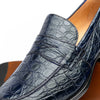 Crocodile Penny Loafer, Navy