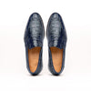 Crocodile Penny Loafer, Navy