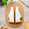 WHITE ROXI Suede & Calfskin Sneaker, White