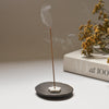 Aged Indian Sandalwood Incense Stick Set – 30 Sticks with Ceramic Holder