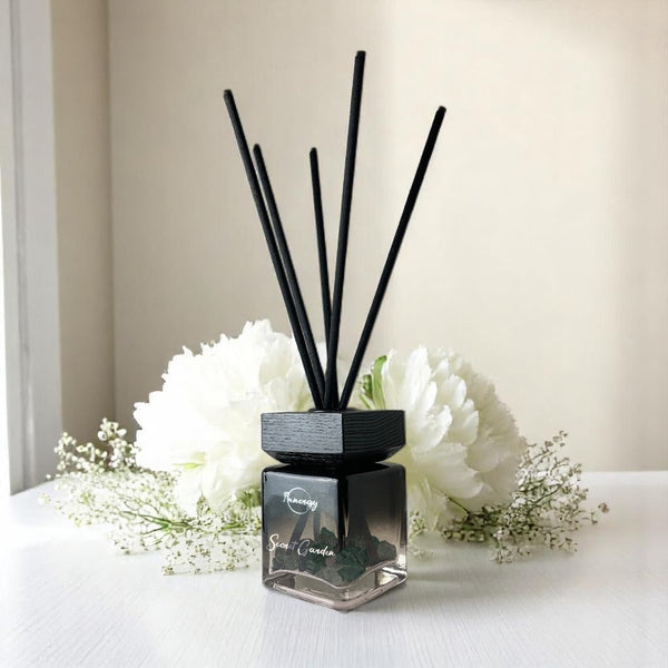 Secret Garden Crystal-Enhanced Reed Oil Diffuser, 100ml