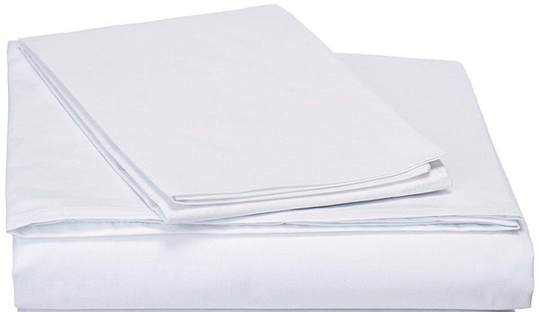 White Fitted Sheet Only & Pillow Cases Set (FTS098765)