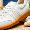 Signature Leather Sneakers, White