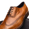 STEPHANO Wingtip Oxford Camel