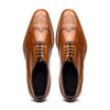 STEPHANO Wingtip Oxford Camel