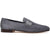 Suede & Calfskin Penny Loafers Grey
