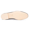 Suede & Calfskin Penny Loafers Grey