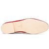 Tippa Suede & Calfskin Penny Loafers Red