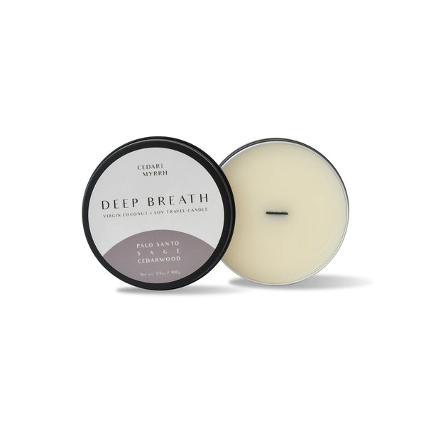 Travel Size Deep Breath Wellness Candle