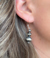 Saucer Authentic Navajo Pearl Earrings