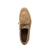 Italian Suede Goatskin Boat Shoes, Taupe