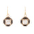 White Jasper Aztec Earrings