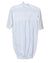 Smocked Baby Gown in White Knit
