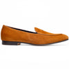 Italian Suede Goatskin Loafer, Cognac