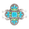 Zion Blue Turquoise Sterling Silver Cuff Bracelet