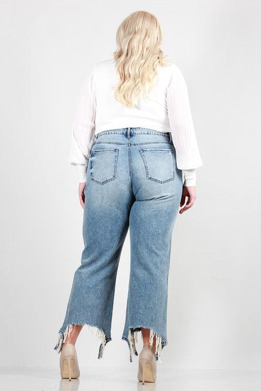 Distressed Dad Jeans - Cocoa Yacht Club