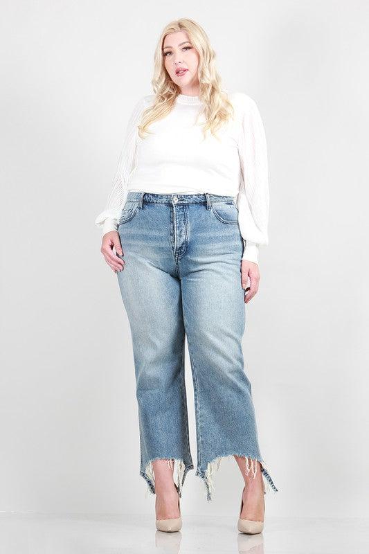 Distressed Dad Jeans - Cocoa Yacht Club