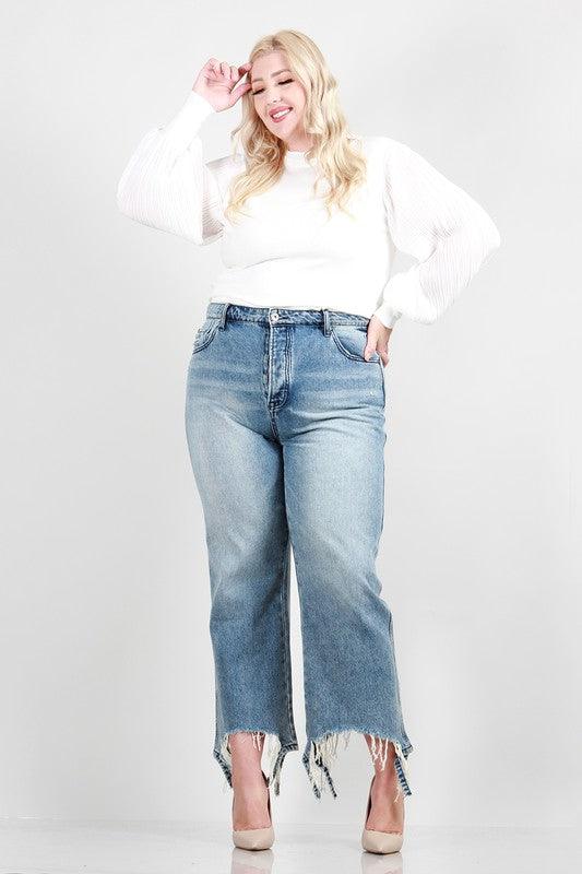 Distressed Dad Jeans - Cocoa Yacht Club