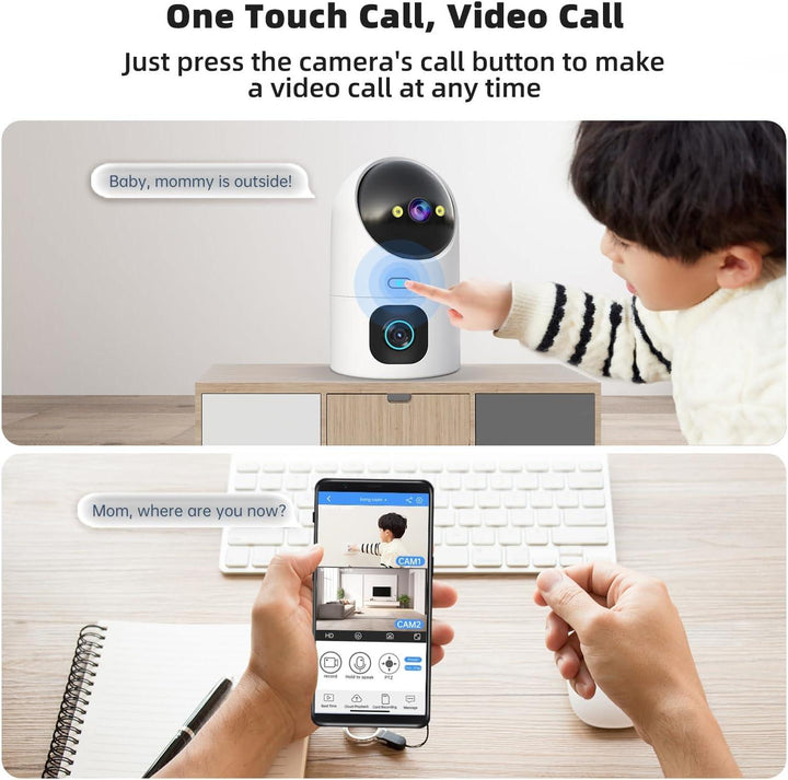 5G/2.4G Dual Lens Security Camera - Cocoa Yacht Club