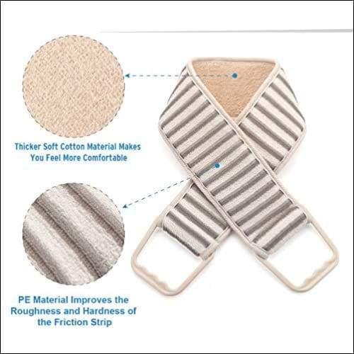 Exfoliating Cotton Loofah 2PC Body Scrubber Set Cocoa Yacht Club