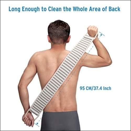 Exfoliating Cotton Loofah 2PC Body Scrubber Set Cocoa Yacht Club