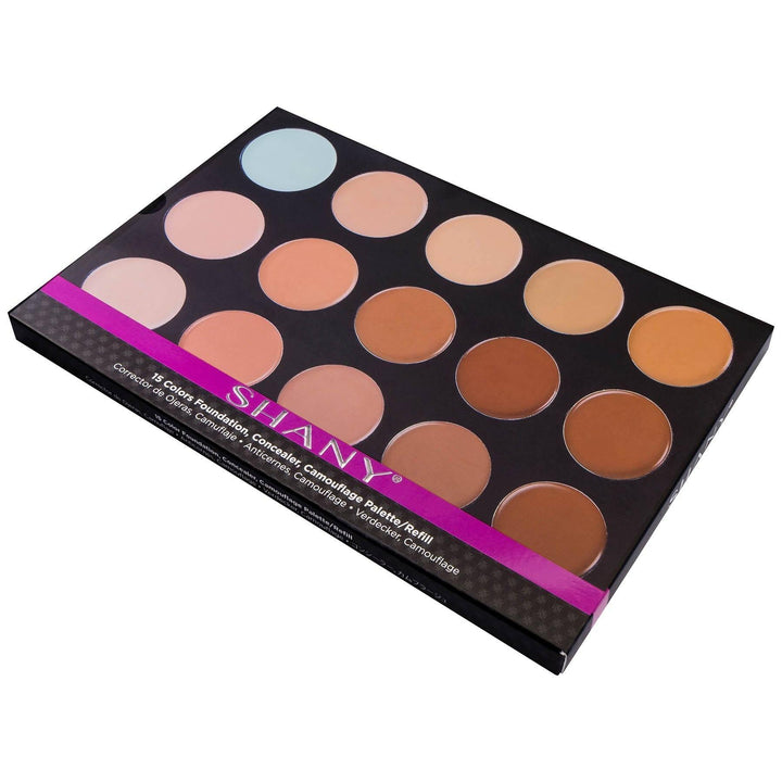 Professional Cream Foundation and Camouflage Concealer - 15 Color Palette Cocoa Yacht Club