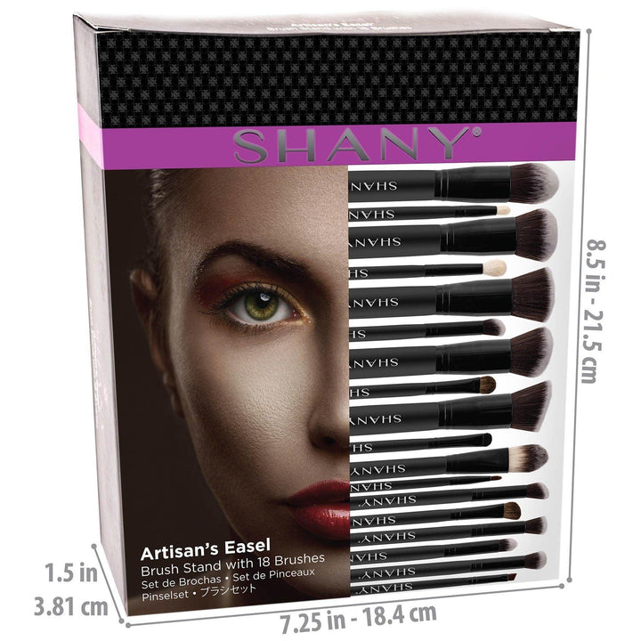 SHANY Artisan’s Easel Brush Set Cocoa Yacht Club