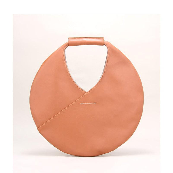 Simple Round Chic Handbag Cocoa Yacht Club
