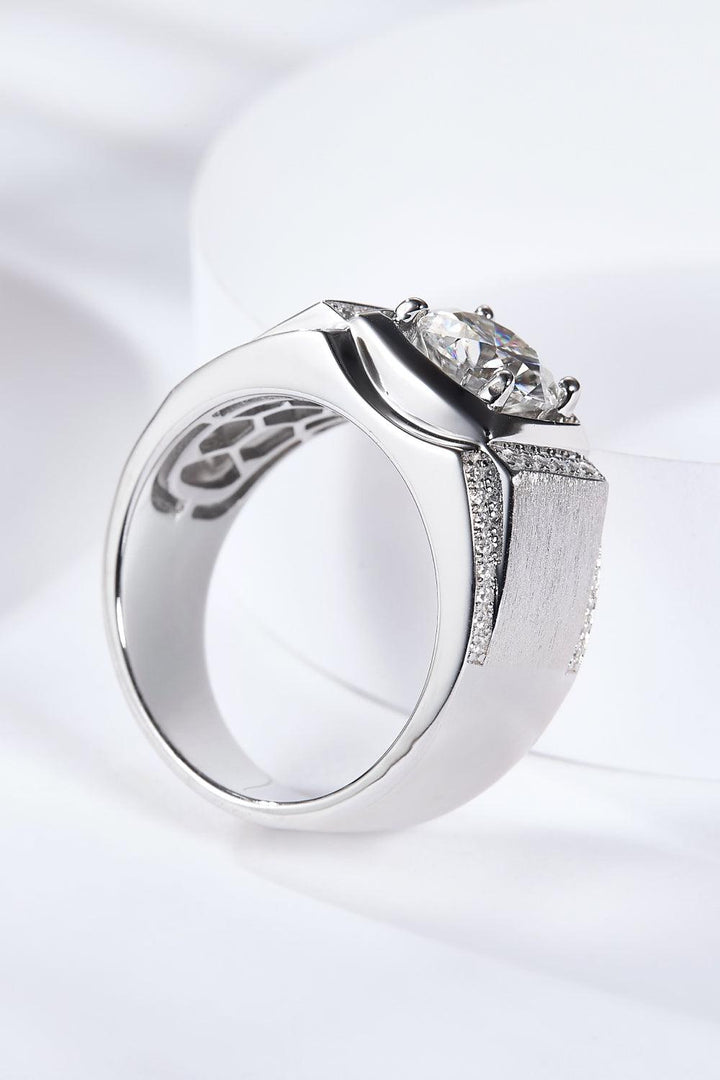 So Charmed 1 Carat Moissanite Ring Cocoa Yacht Club
