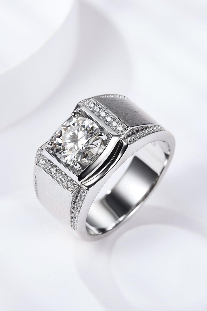So Charmed 1 Carat Moissanite Ring Cocoa Yacht Club
