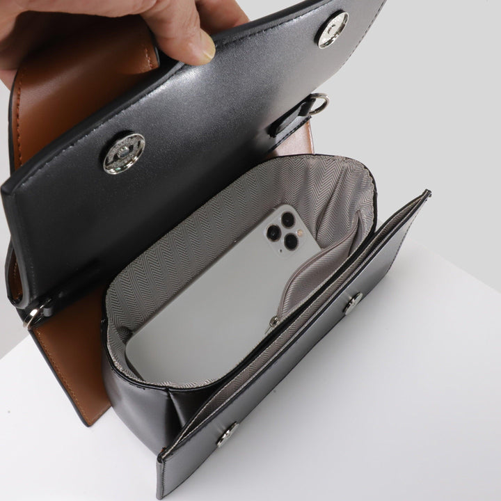 Twisted Contrast Tote Cocoa Yacht Club