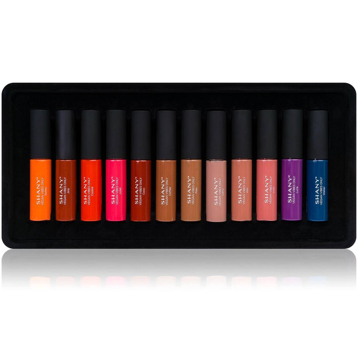 Vegan Vibes Only Matte Liquid Lipstick Set - 12pc Cocoa Yacht Club