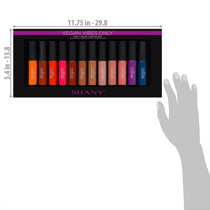 Vegan Vibes Only Matte Liquid Lipstick Set - 12pc Cocoa Yacht Club